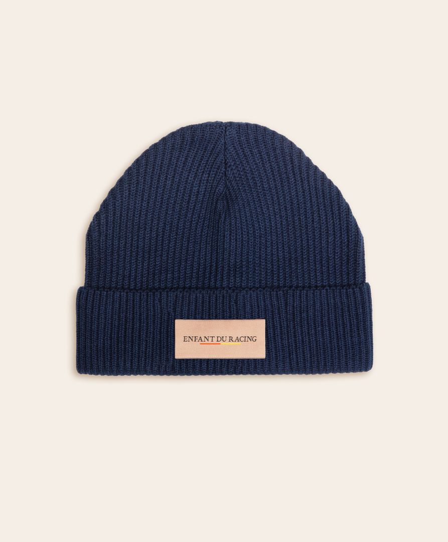 Bonnet bleu marine style RC lens