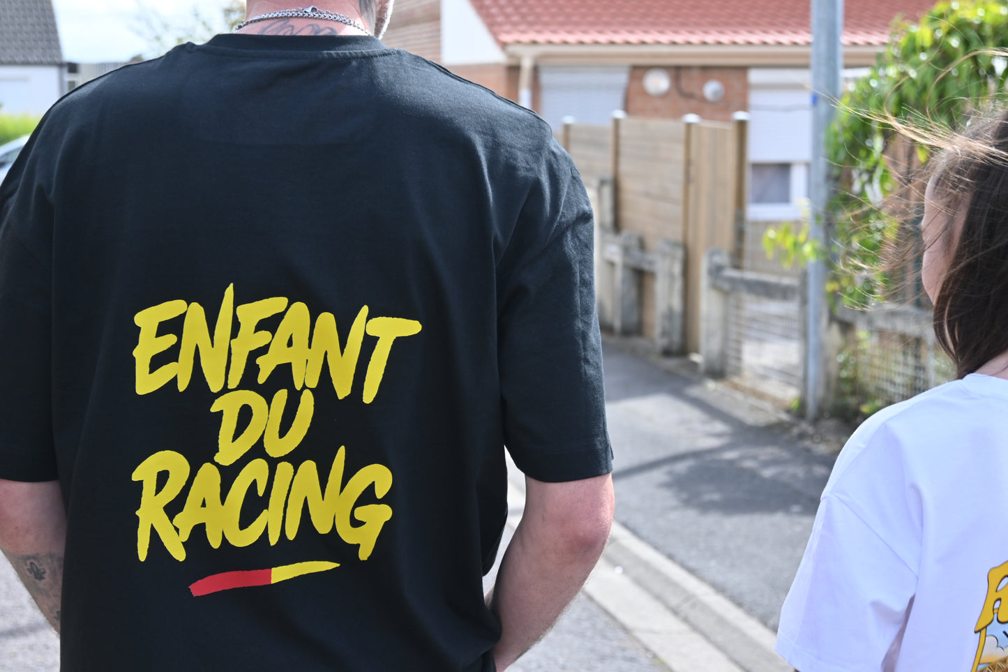 Tee-shirt Oversize - Grafitti Blanc