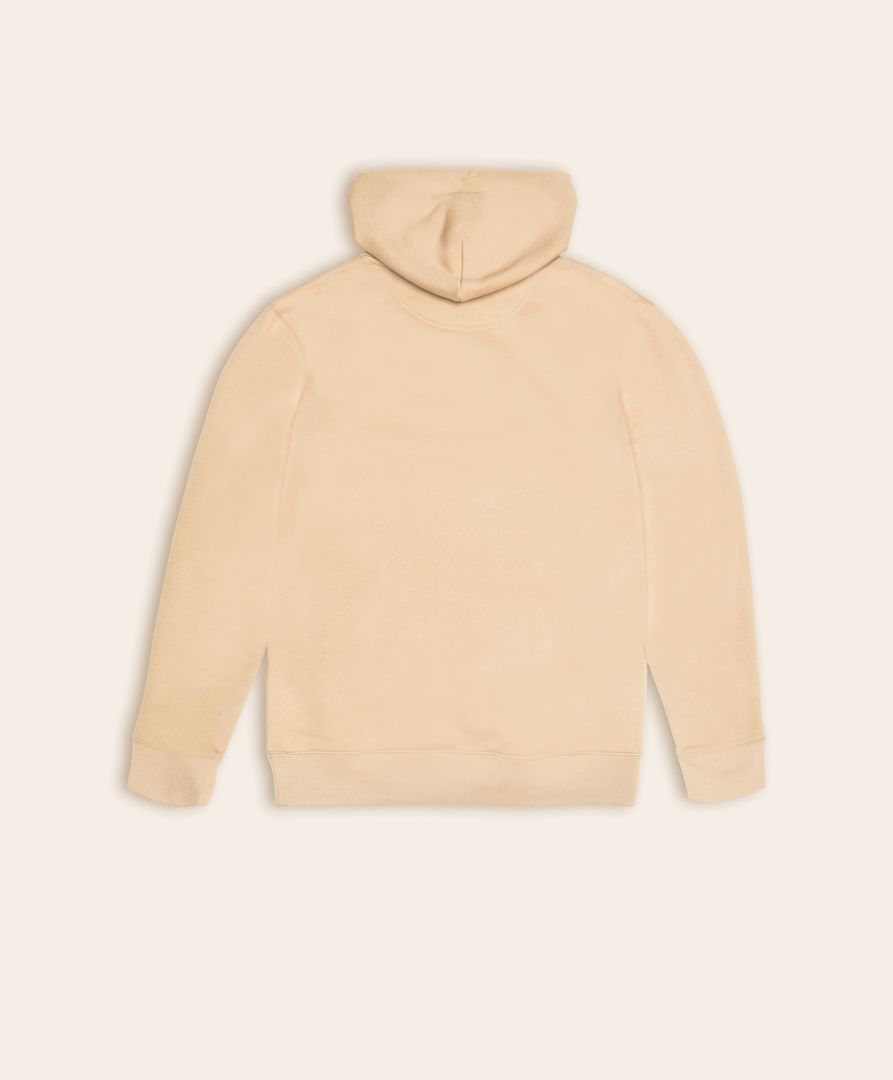 Le sweat beige avec logo brodé côté cœur est parfait pour les fans qui recherchent un look sobre mais affirmé