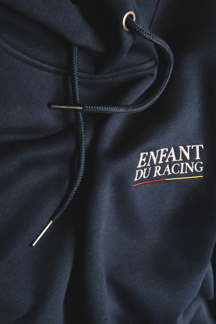 Sweat à capuche Enfant du Racing HERITAGE Bleu marine