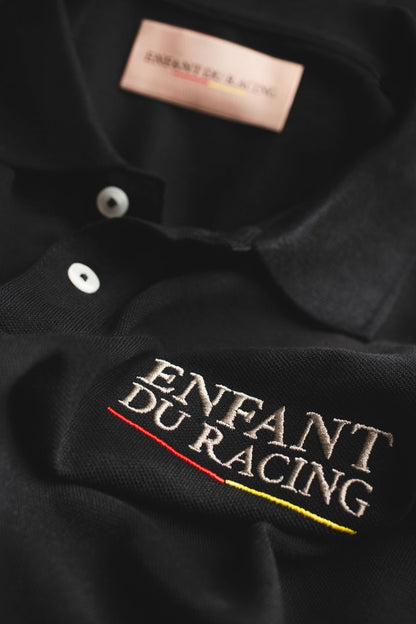 Polo Enfant du Racing HERITAGE Noir